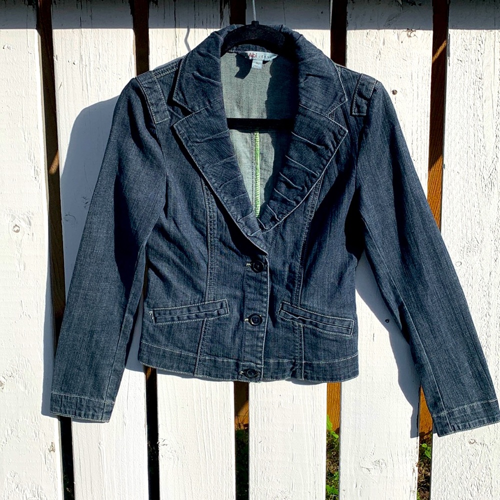 CAbi denim blazer